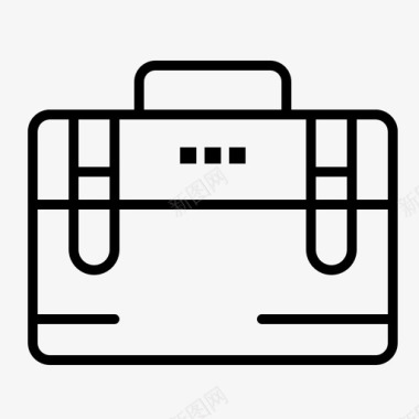 书包办公包工作图标图标