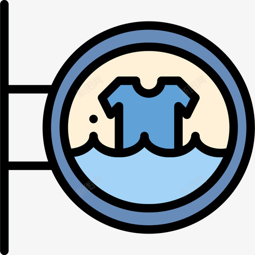 标签洗衣房18线性颜色图标svg_新图网 https://ixintu.com 标签 洗衣房 线性 颜色