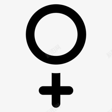 金星符号占星术女性符号图标图标