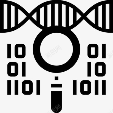 遗传学生物化学9字形图标图标