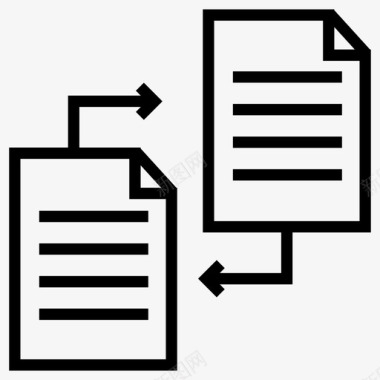 文件传输数据共享数据同步图标图标