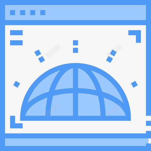 世界界面77蓝色图标svg_新图网 https://ixintu.com 世界 界面 蓝色