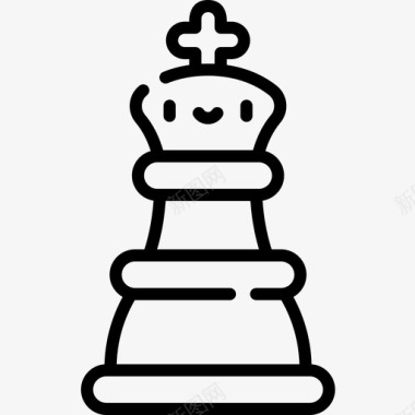 象棋棋子书呆子21直线型图标图标