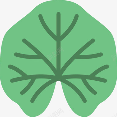 锦葵植物3扁平图标图标