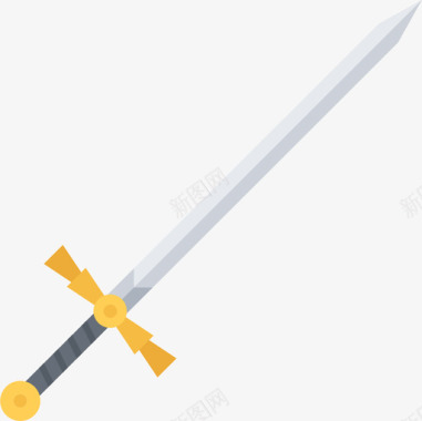 剑战争9扁平图标图标