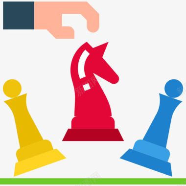 国际象棋创业51平局图标图标