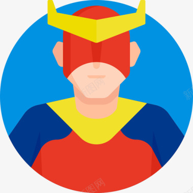 超级英雄超级英雄17扁平图标图标