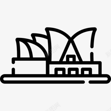 悉尼歌剧院澳大利亚10直系图标图标