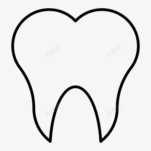 牙齿诊所牙科图标svg_新图网 https://ixintu.com 健康 健身 医疗 图标 牙科 牙齿 磨牙 线图 诊所