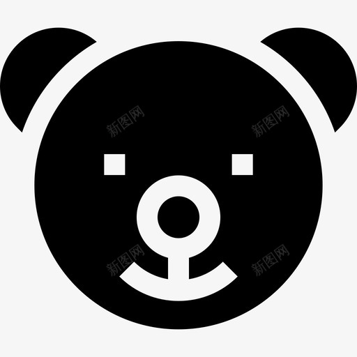 泰迪熊婴儿98填充物图标svg_新图网 https://ixintu.com 填充 婴儿 泰迪
