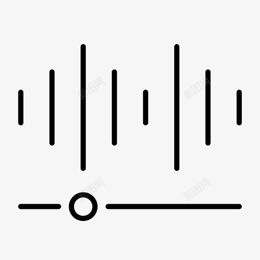 声波调音音量图标svg_新图网 https://ixintu.com 其他 声波 调音 音量