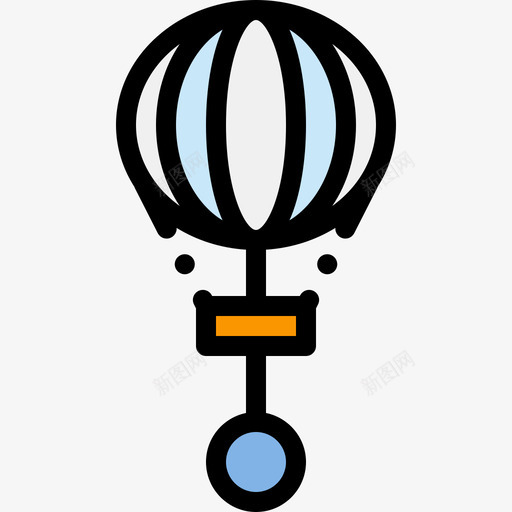 气球航空24线型颜色图标svg_新图网 https://ixintu.com 气球 线型 航空 颜色