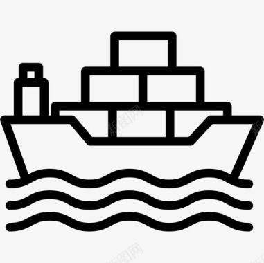 船舶电子商务92直系图标图标