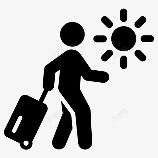 假期旅行图标svg_新图网 https://ixintu.com 假期 旅行