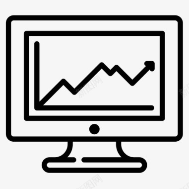 计算机155办公室线性图标图标