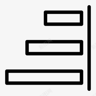 对齐线条图标图标