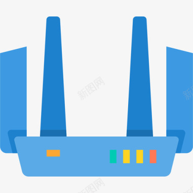 路由器计算机网络3扁平图标图标