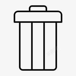 精简图标垃圾箱删除管理用户界面精简图标高清图片