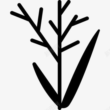 草植物2填充图标图标