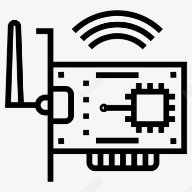 pci卡以太网硬件图标图标