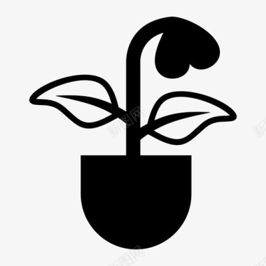 植物花叶图标图标