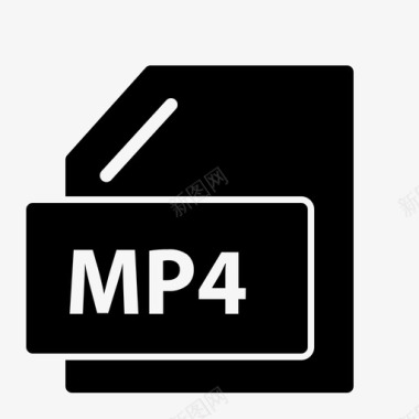 mp4音频文件图标图标
