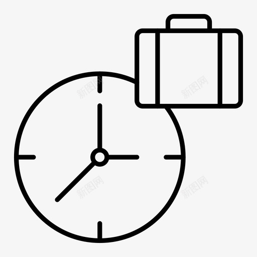 截止日期时钟投资组合图标svg_新图网 https://ixintu.com 业务 企业 初创 截止 截止日 手表 投资 日期 时钟 时间 组合