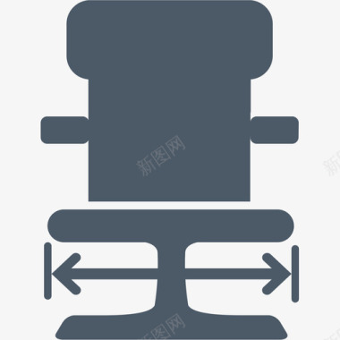 座椅宽度图标