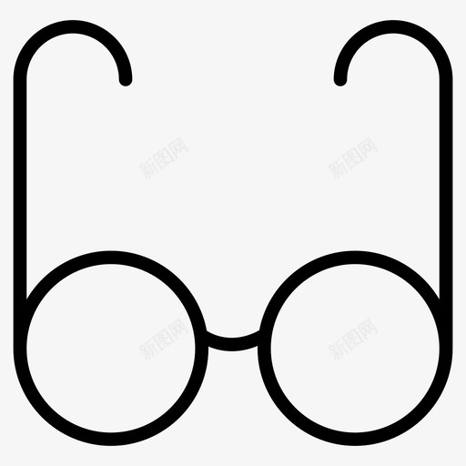 眼镜教育护目镜图标svg_新图网 https://ixintu.com 图标 护目镜 教育 眼镜 线图 返校 阅读