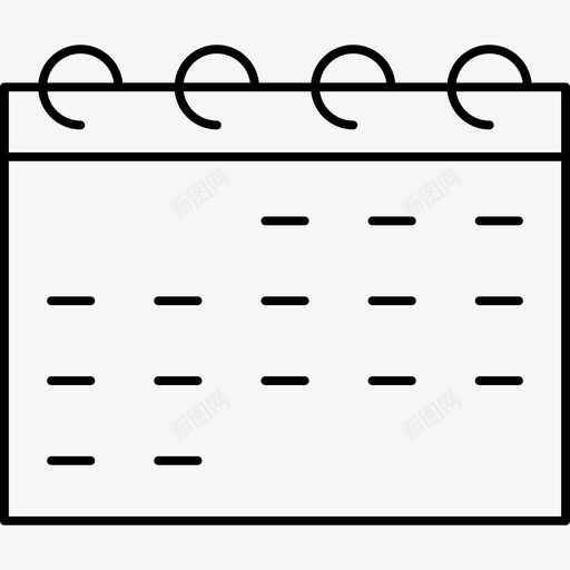 月份日期假日事件日历详细信息图标svg_新图网 https://ixintu.com 事件 假日 日历 日期 月份 详细信息