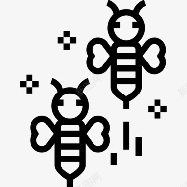 蜜蜂复活节57直系图标图标