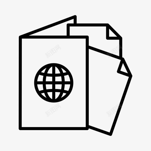 文件档案纸张图标svg_新图网 https://ixintu.com 文件 文本 档案 纸张 记录
