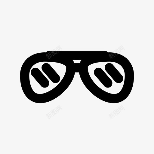 飞行员太阳镜飞行员眼镜眼镜图标svg_新图网 https://ixintu.com 眼镜 随机1个粗体 飞行员太阳镜 飞行员眼镜