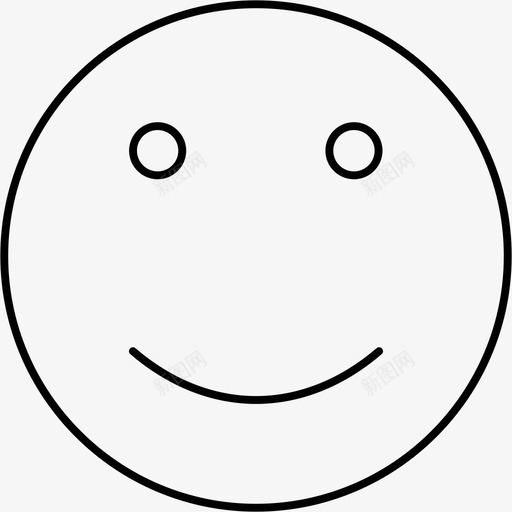 笑脸表情符号脸图标svg_新图网 https://ixintu.com 业务技术线图标 快乐 笑脸 脸 表情符号