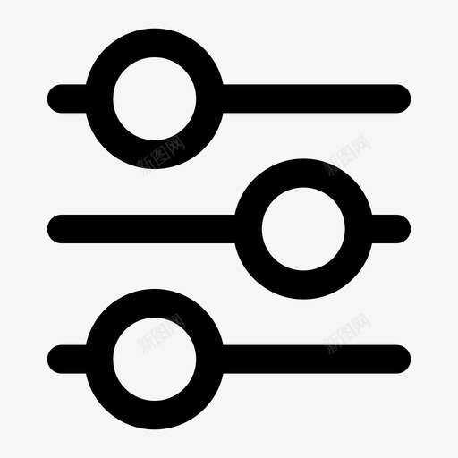 设置应用程序营销图标svg_新图网 https://ixintu.com 在线 媒体 应用程序 社交 网络 营销 设置