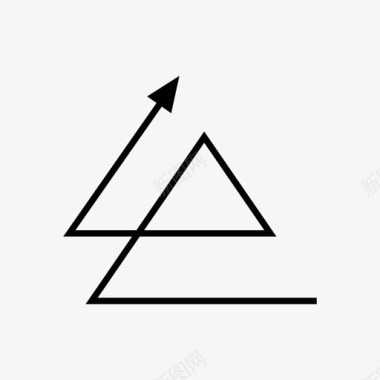 箭头方向三角形图标图标