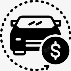汽车销售素材保险汽车销售图标高清图片