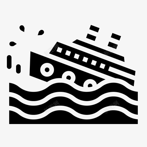 船舶保险危险船队图标svg_新图网 https://ixintu.com 保险 危险 旅行 碰撞 船舶 船队