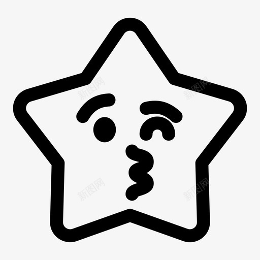 表情情感脸图标svg_新图网 https://ixintu.com 微笑 情感 明星 明星表情 脸 表情