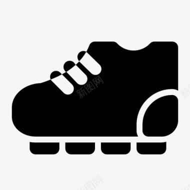 足球鞋运动鞋脚图标图标
