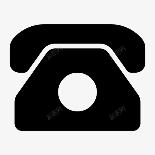 电话通讯座机图标svg_新图网 https://ixintu.com 座机 电话 符号 通讯