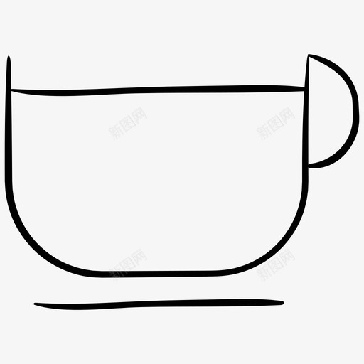 杯子饮料手绘图标svg_新图网 https://ixintu.com 图标 手绘 杯子 饮料