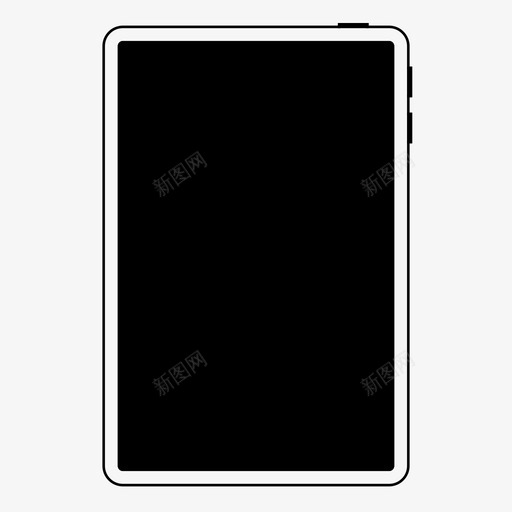 ipadpro苹果电脑图标svg_新图网 https://ixintu.com ipad pro 平板电脑 电脑 苹果 设备