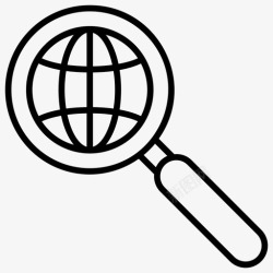 能源监测全球研究全球探索全球监测图标高清图片
