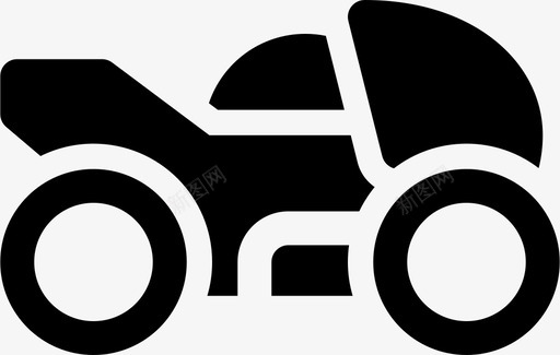 自行车摩托车速度图标图标