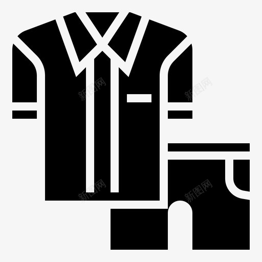 制服衣服学校图标svg_新图网 https://ixintu.com 制服 学校 教育标志 衣服 衬衫