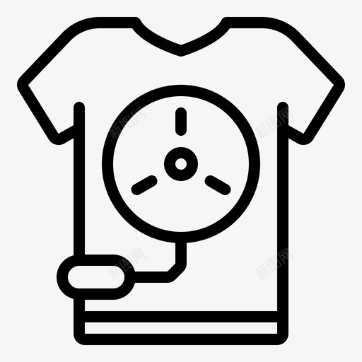 智能衬衫小工具健康图标svg_新图网 https://ixintu.com 健康 可穿 小工 工具 智能 穿戴 衬衫