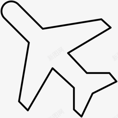 飞机空中客车航班图标图标
