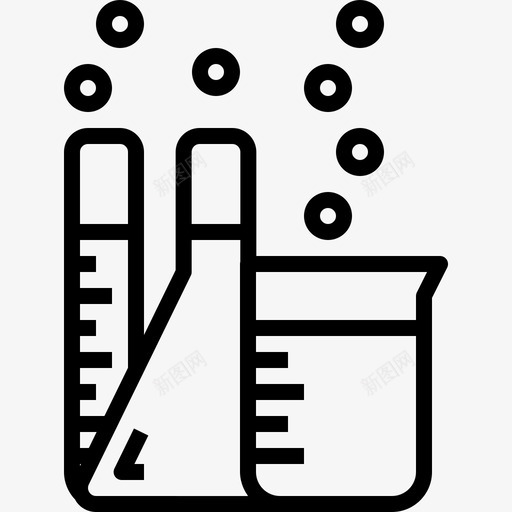 试管实验室设备医疗图标svg_新图网 https://ixintu.com 医疗 医疗设备 实验室 科学 设备 试管