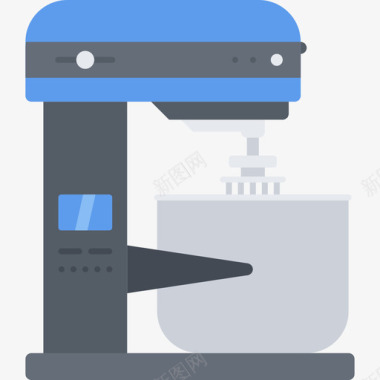 搅拌机厨房62扁平图标图标